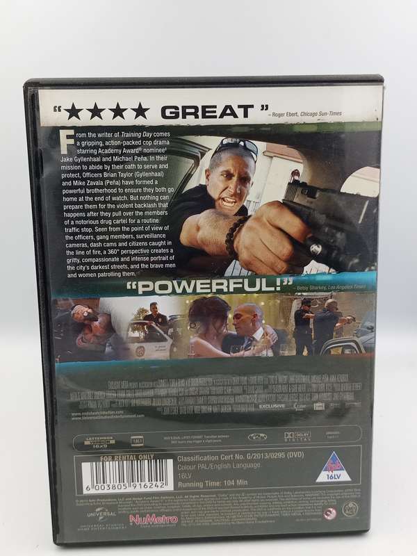 End of Watch DVD - Jake Gyllenhaal & Michael Pena