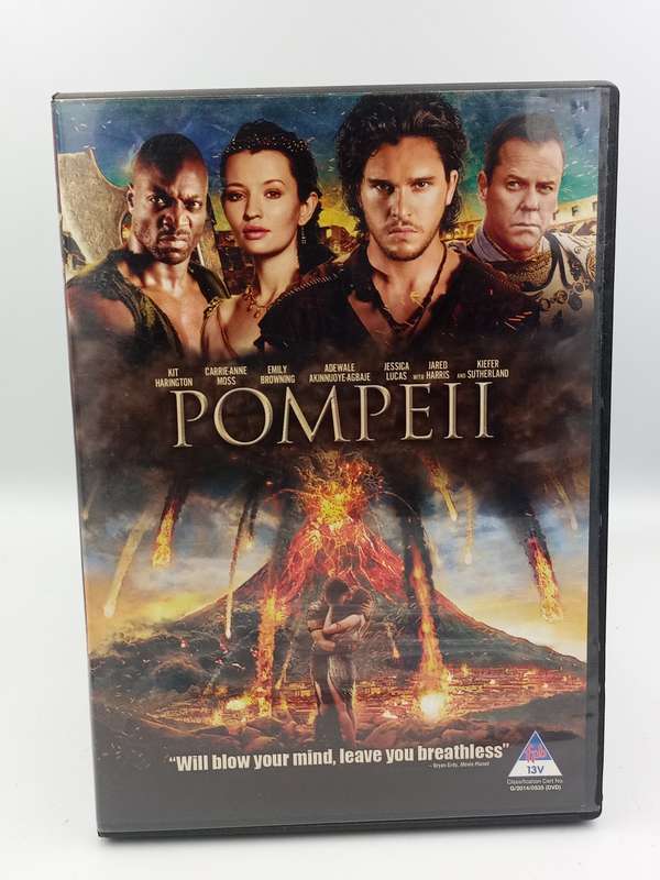 Pompeii DVD - Kit Harington, Carrie-Anne Moss