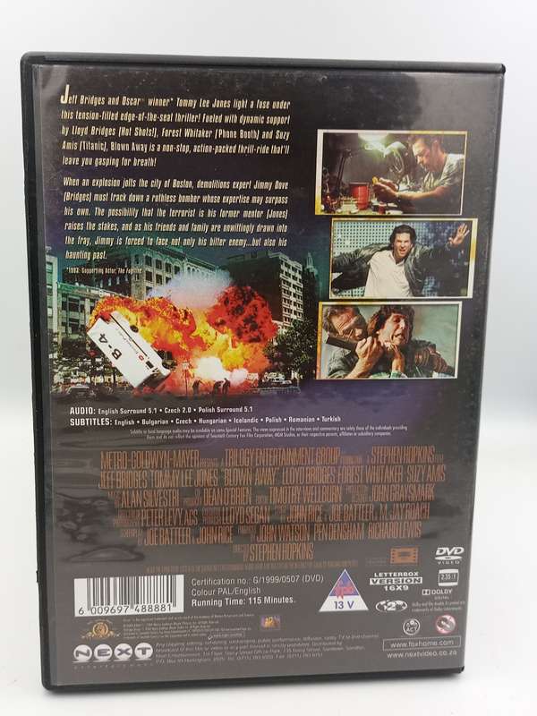 Blown Away DVD - Jeff Bridges & Tommy Lee Jones