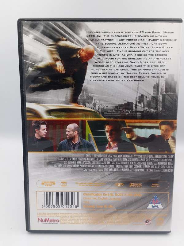 Blitz DVD - Jason Statham