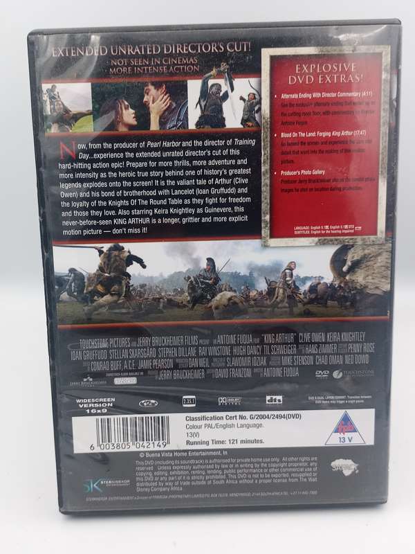 King Arthur DVD - Clive Owen & Keira Knightley