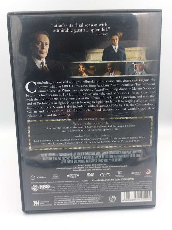 Boardwalk Empire The Complete Fifth Season DVDs