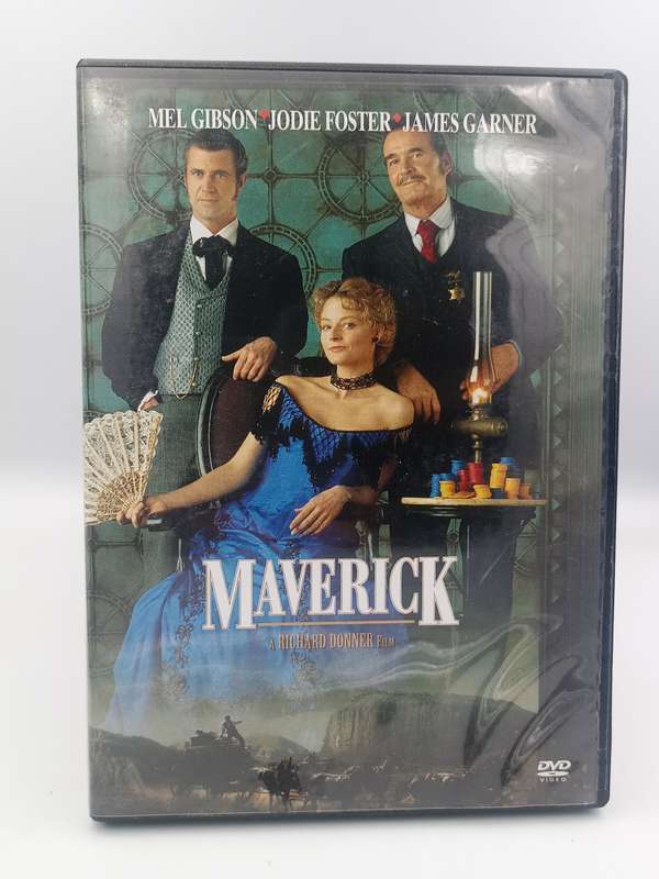 Maverick DVD - Mel Gibson, Jodie Foster & James Garner