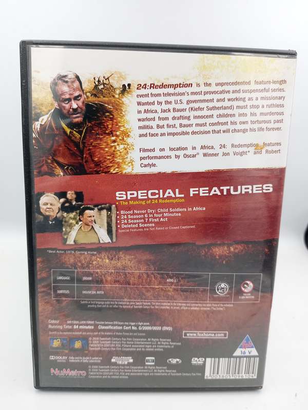 24 Redemption DVD - Keifer Sutherland