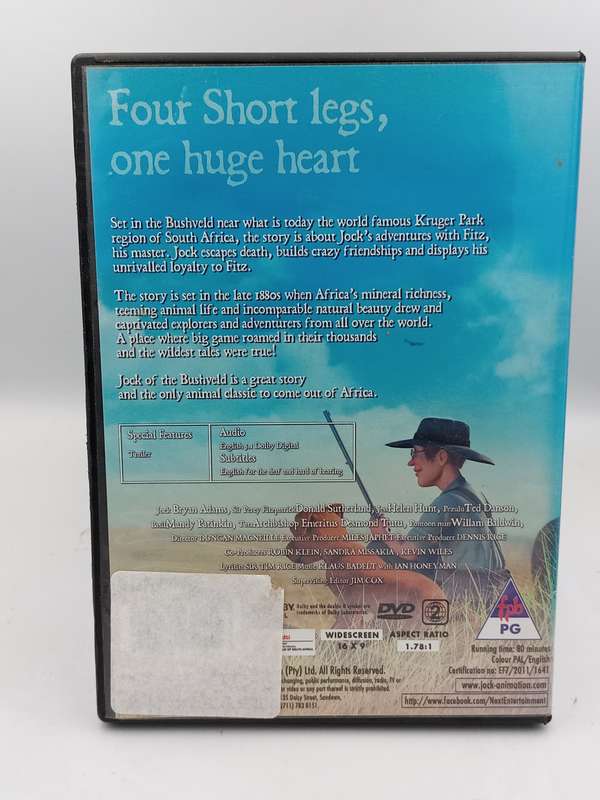 Jock of the Bushveld DVD - animation