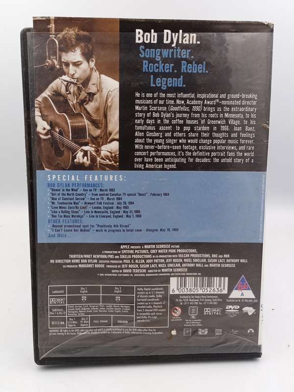 No Direction Home DVD - Bob Dylan