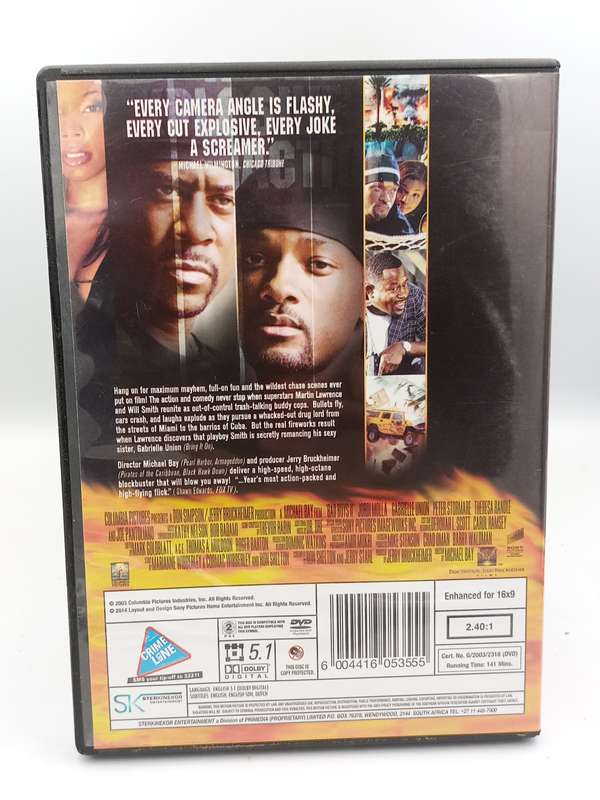 Bad Boys II DVD - Martin Lawrence & Will Smith