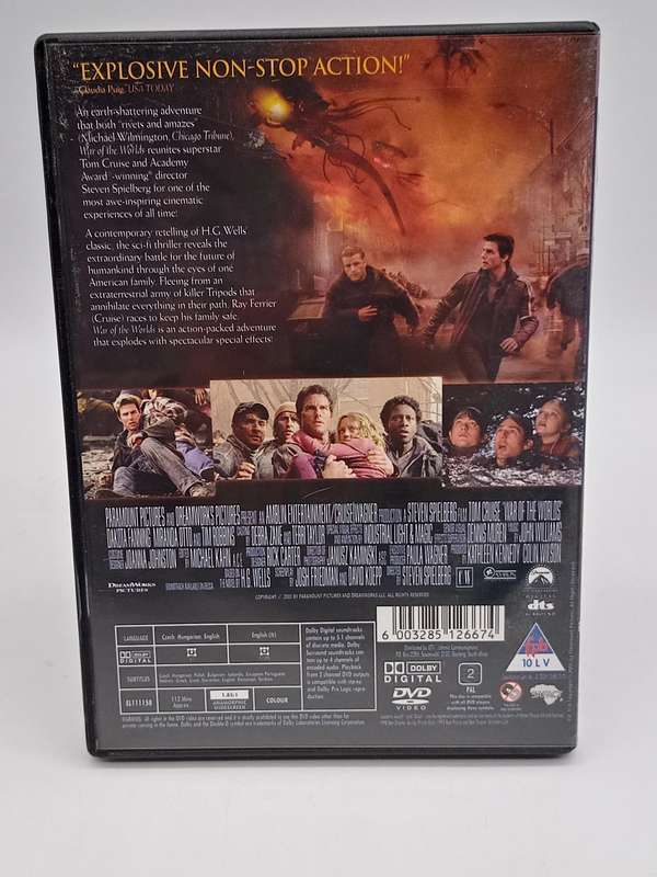 War of the Worlds DVD -Tom Cruise