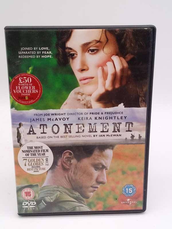 Atonement DVD - James McAvoy & Keira Knightley