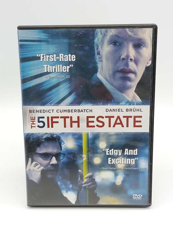 The Fifth Estate DVD - Benedict Cumberbatch & Daniel Bruhl