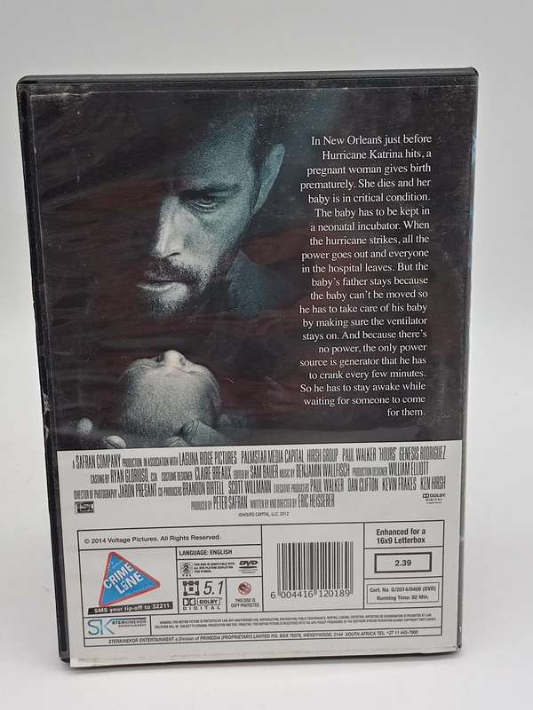Hours DVD - Paul Walker