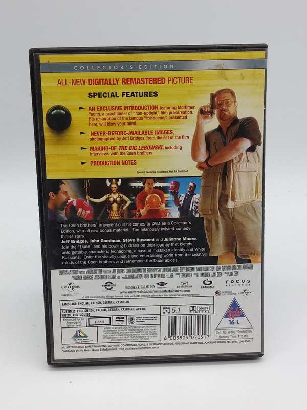 The Big Lebowski DVD - Jeff Bridges, John Goodman