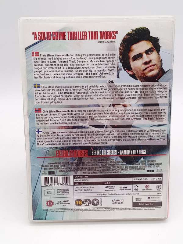 Empire State DVD - Dwayne Johnson & Liam Hemsworth