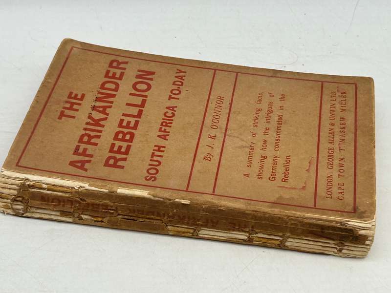 The Afrikander Rebellion: South Africa To-Day by JK O`Connor