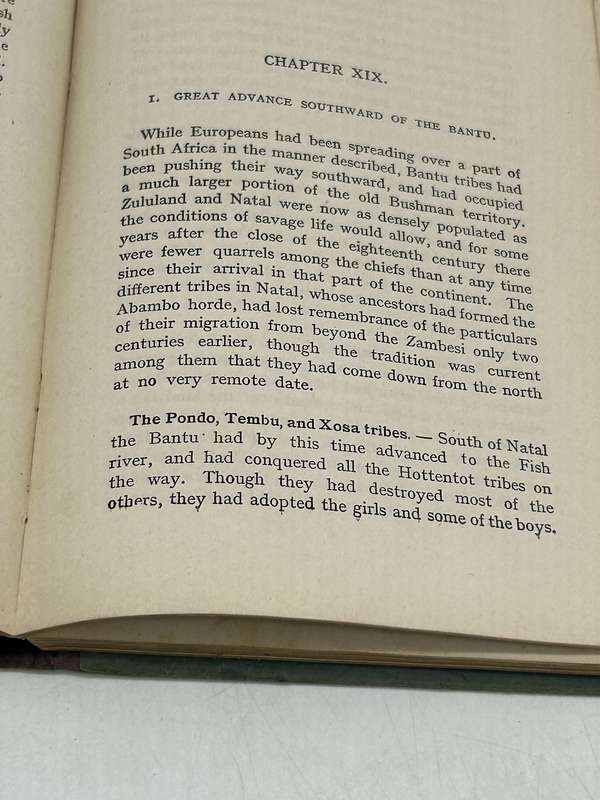 Maskew Miller`s Short History of South Africa and its People by Theal 1909