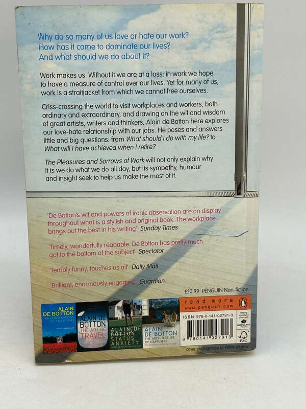 The Pleasures and Sorrows of Work ~ Alain de Botton