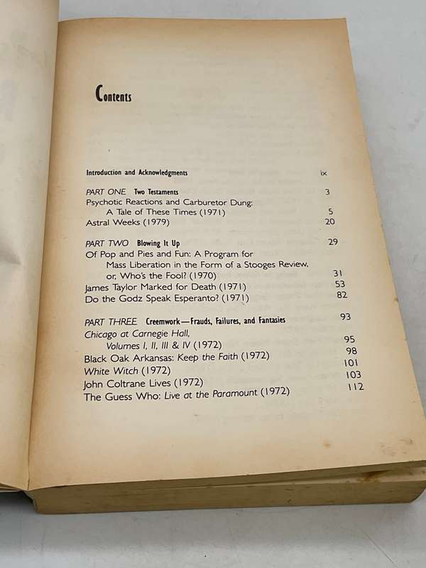 Psychotic Reactions and Carburetor Dung by Lester Bangs | Literature as Rock 'n Roll
