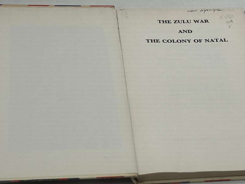 The Zulu War and The Colony of Natal- Chadwick & Hobson