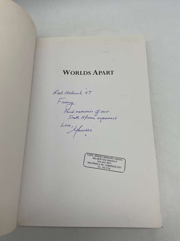 Worlds Apart: The Re-Migration of South African Jews by Colin  Tatz et al | Signed by all authors