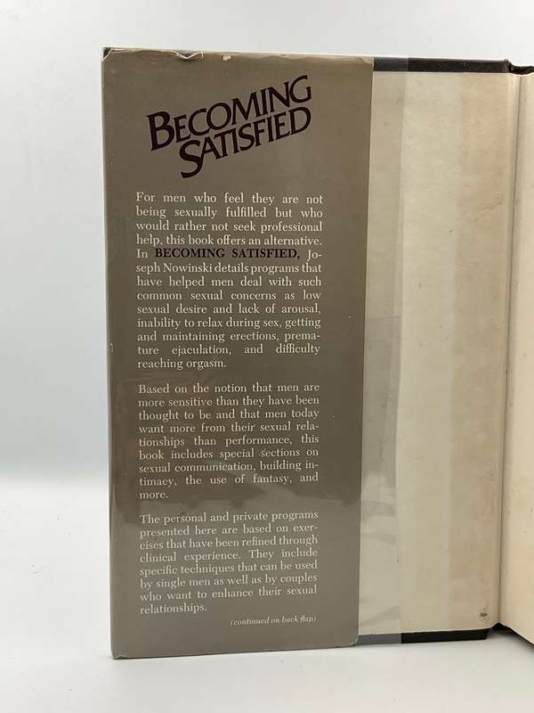Becoming Satisfied: A Man's Guide to Sexual Fulfillment - Joseph Nowinski