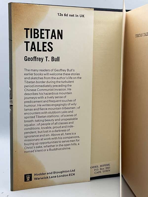 Tibetan Tales by Geoffrey T. Bull | First Edition 1966