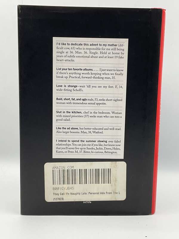They Call Me Naughty Lola: Personal Ads from the London Review of Books - David Rose
