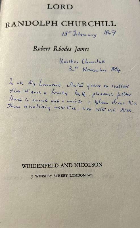 Lord Randolph Churchill by Robert Rhodes James | Winston Churchill's Father