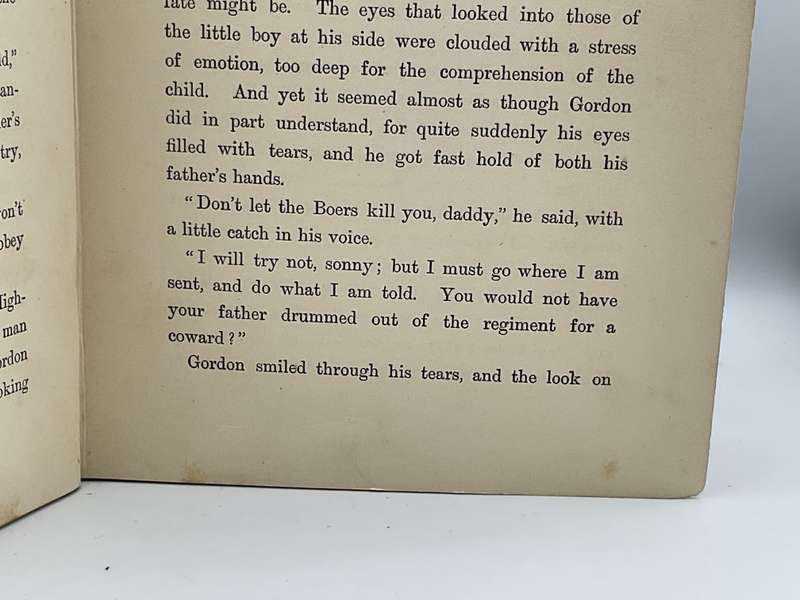 A Gordon Highlander by E Everett-Green | 1903 Children's Story re Boer War