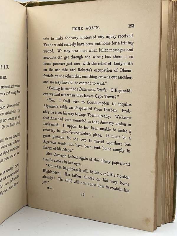 A Gordon Highlander by E Everett-Green | 1903 Children's Story re Boer War