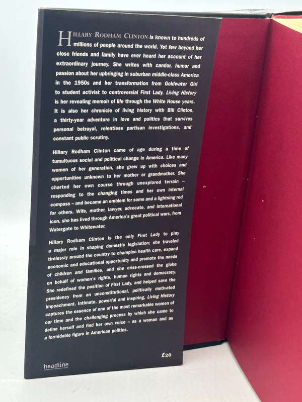 Hillary Rodham Clinton ~  Living History: Memoirs