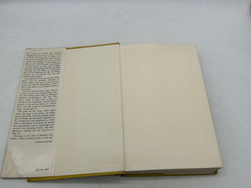 Chronicles of Wasted Time - Volume I: The Green Stick: by Malcolm Muggeridge