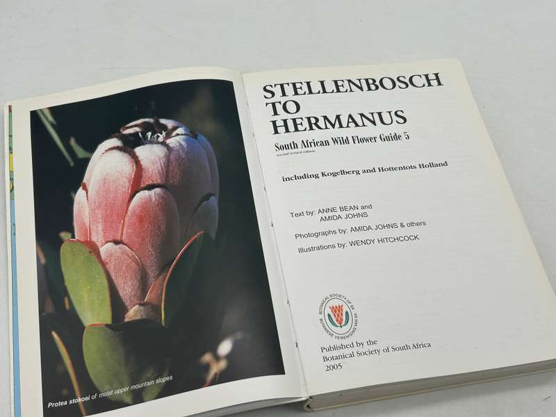 Stellenbosch to Hermanus SA Wildflower Guide No 5 - Anne Bean and Amida Johns