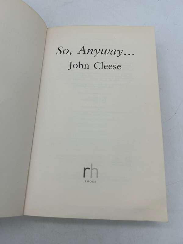 John Cleese ~ So, Anyway ...