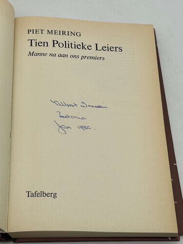 10 Politieke leiers deur Piet Meiring