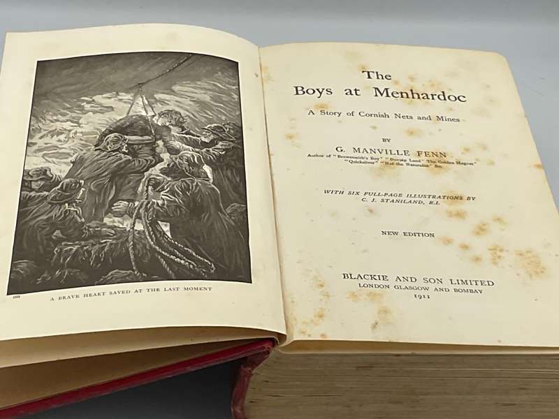The Boys at Menhardoc ~ George Manville Fenn | Blackie and Son, London, UK, 1911