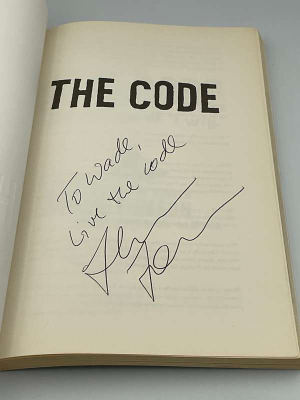 The Code - The Power Of "I Will" by Shaun Tomson with Patrick Moser | Signed & Surfing