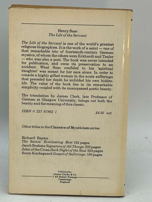 Life of the Servant - Henry Suso | The Classics of Mysticism