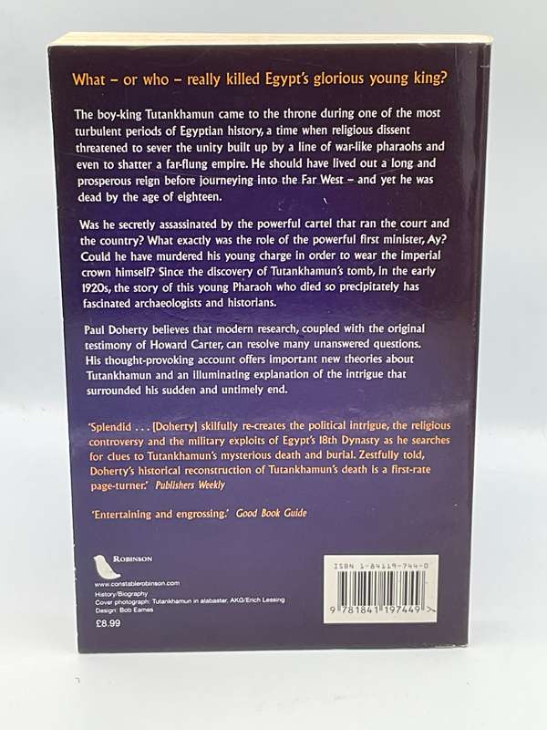The Mysterious Death of Tutankhamun  by Paul Doherty