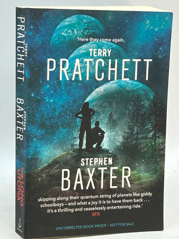 The Long Utopia Uncorrected Proof Copy Terry Pratchett and Stephen Baxter Doubleday 2015