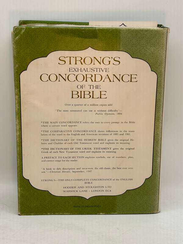 Strong's Exhaustive Concordance of the Bible