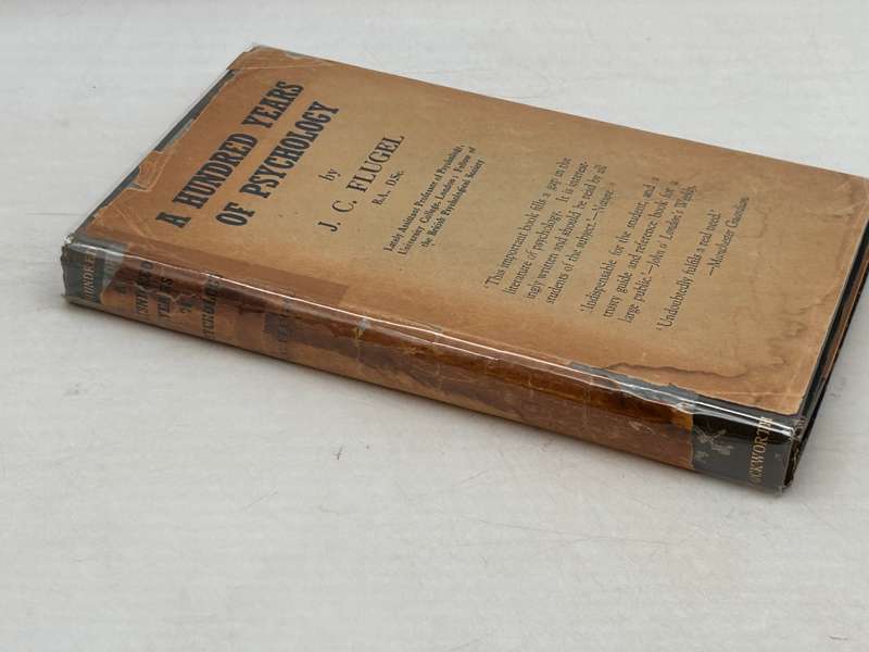 A Hundred Years of Psychology 1833-1933 by JC Flugel 1945