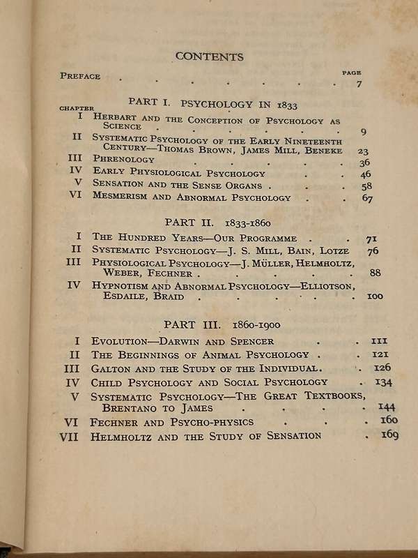 A Hundred Years of Psychology 1833-1933 by JC Flugel 1945