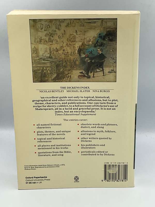 The Dickens Index by Nicolas Bentley, Michael Slater & Nina Burgis | ComprehensiveDickens Reference