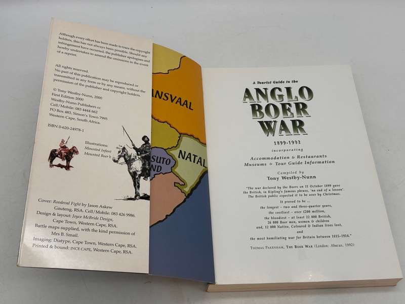 A Tourist Guide to the Anglo Boer War 1899-1902 Tony West-Nunn | Signed