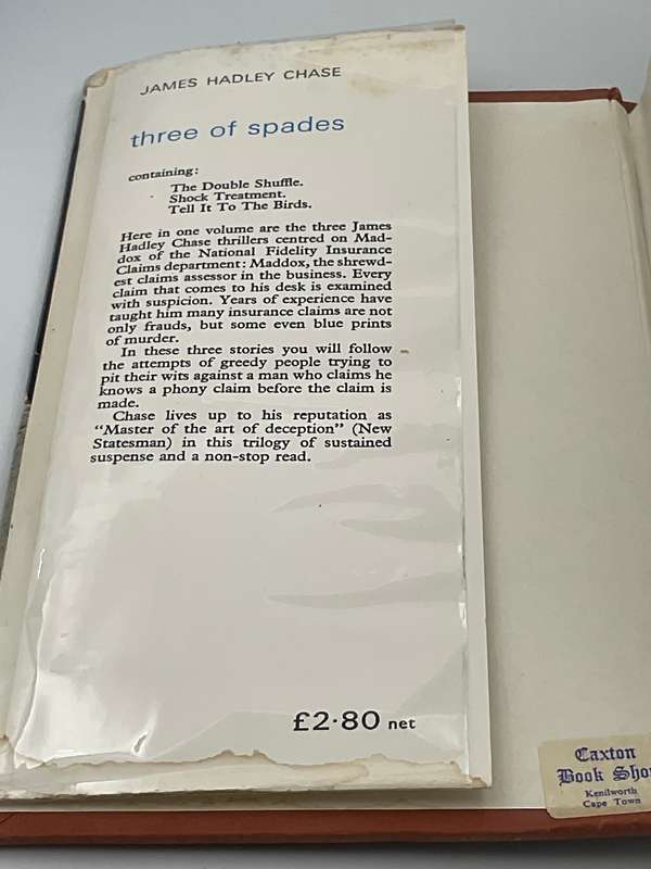 Three of Spades - James Hadley Chase Collection 1974 | Double Shuffle, Shock Treatment, Tell it....