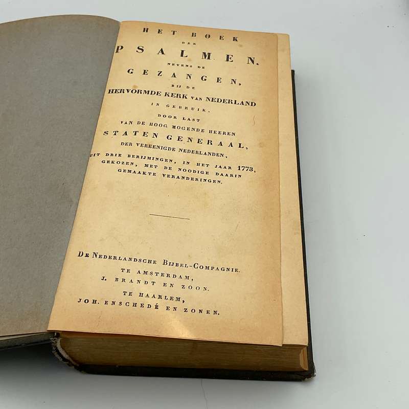 Het Boek der Psalmen nevens de Gezangen bij de Hervormde Kerk van Nederland in Gerbruik ...