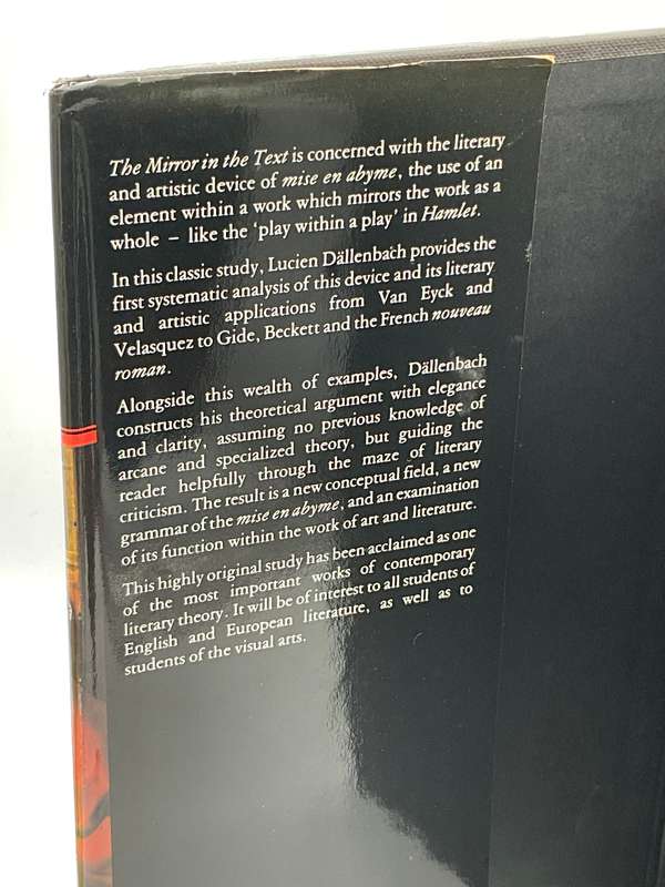 The Mirror in the Text by Lucien Dallenbach | Polity Press 1989