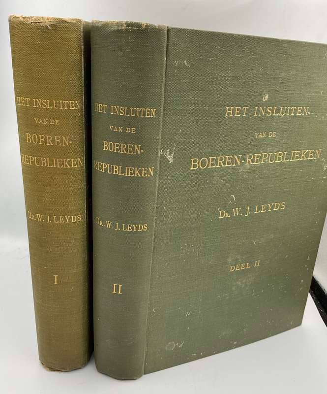 Het Insluiten van de Boeren-Republieken. 2 Volumes 1914 - WJ Leyds