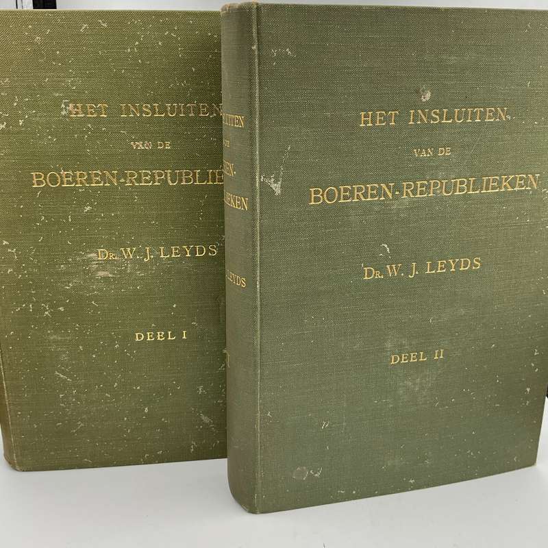 Het Insluiten van de Boeren-Republieken. 2 Volumes 1914 - WJ Leyds