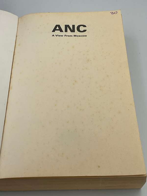 ANC: A View from Moscow by  Vladimir  Shubin | Mayibuye History and Literature Series